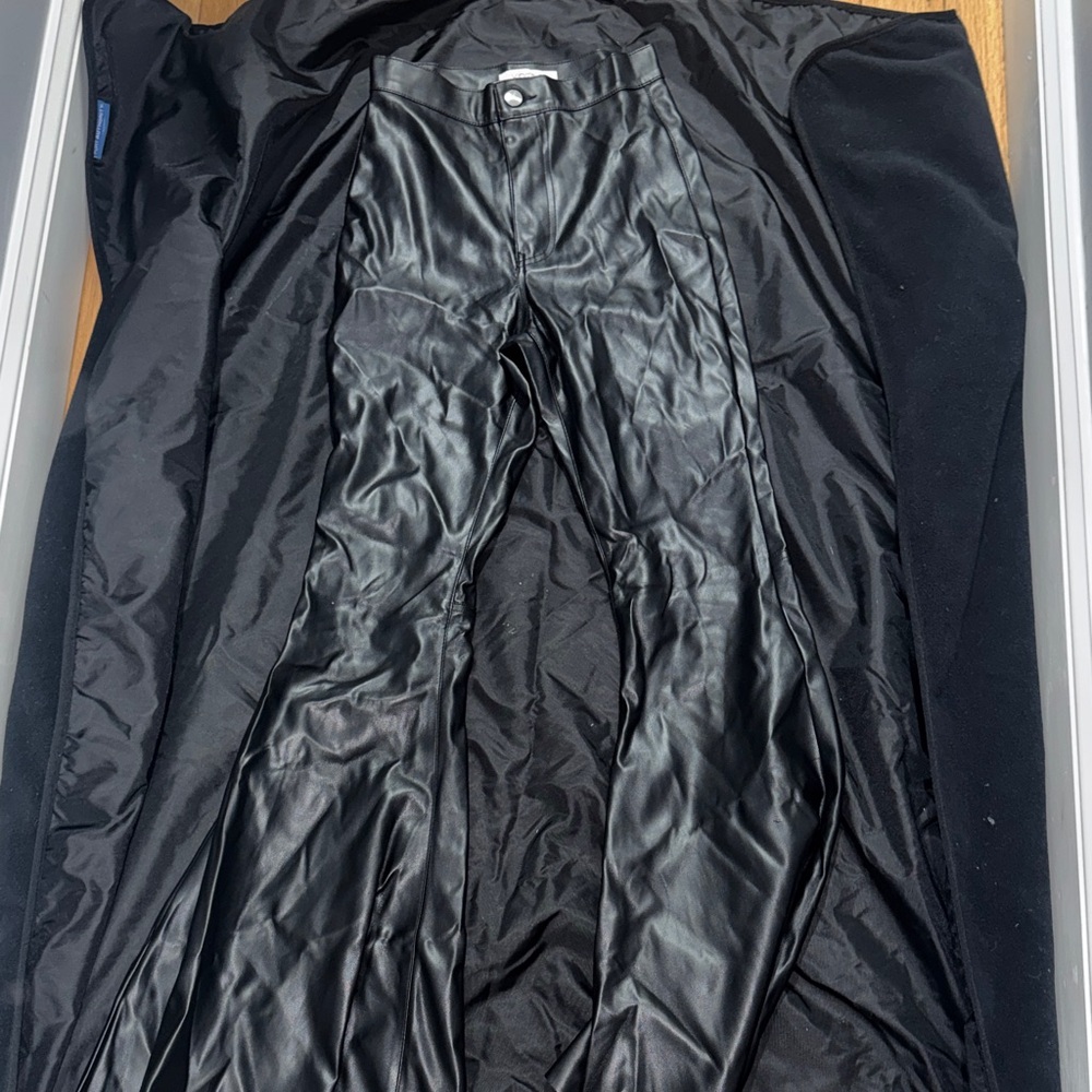 Women’s leather flare pants
